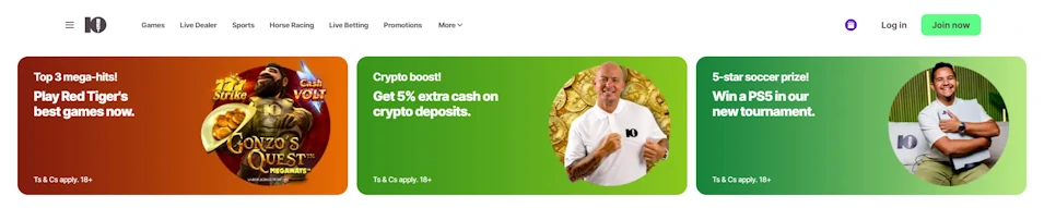 10bet Screenshot